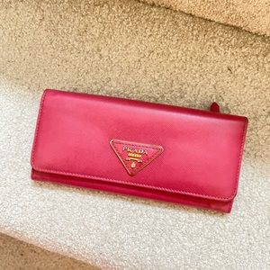 Authentic Prada Wallet in Pink